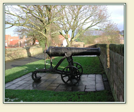Canon on the Elizabethan walls
